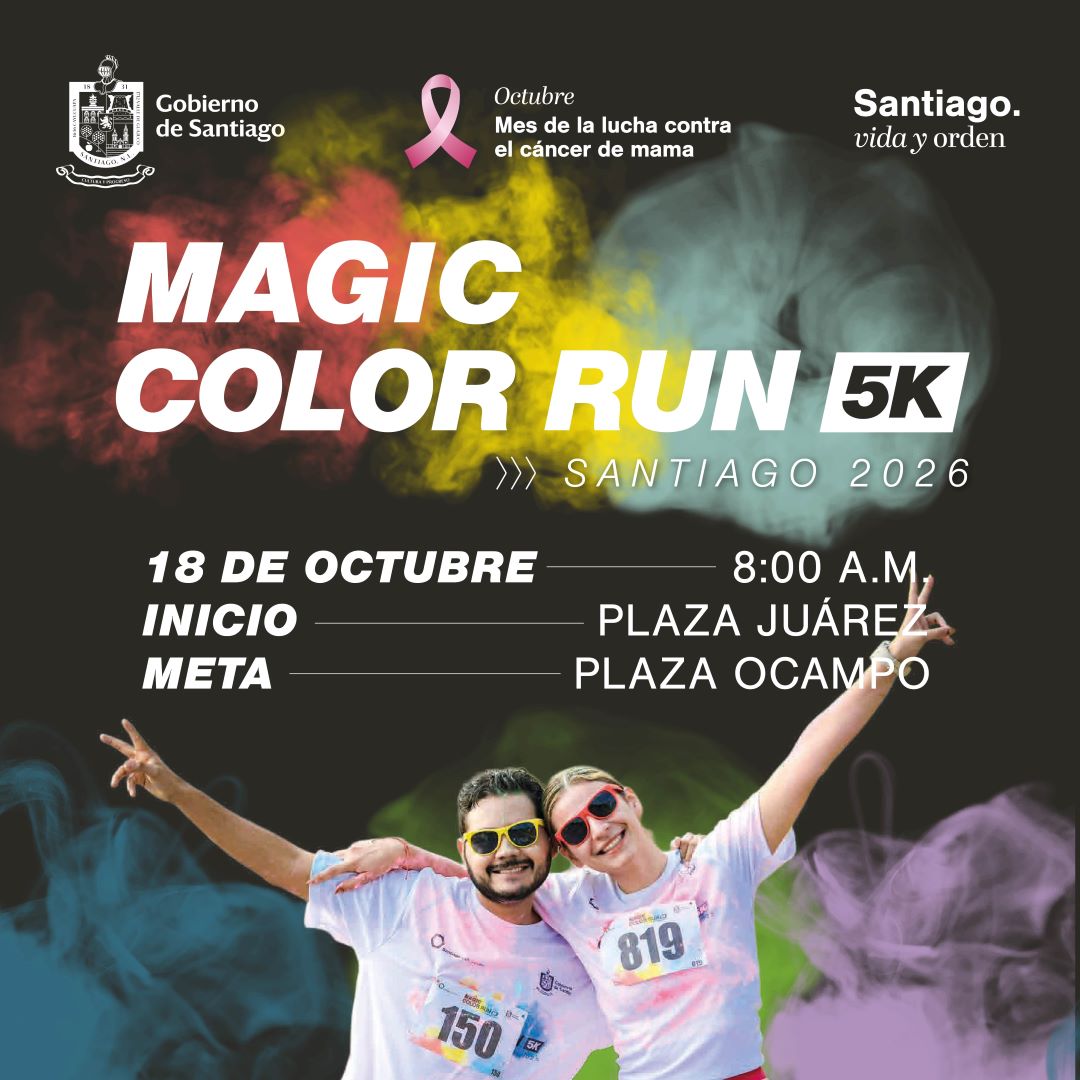 Cartel de Magic Color Run 5K